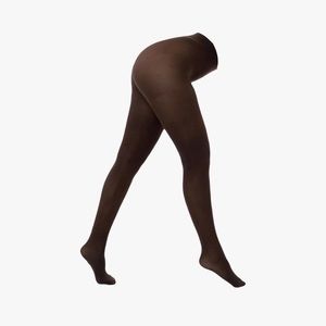 Los Angeles Apparel 40 DENIER CLASSIC OPAQUE TIGHTS in BROWN